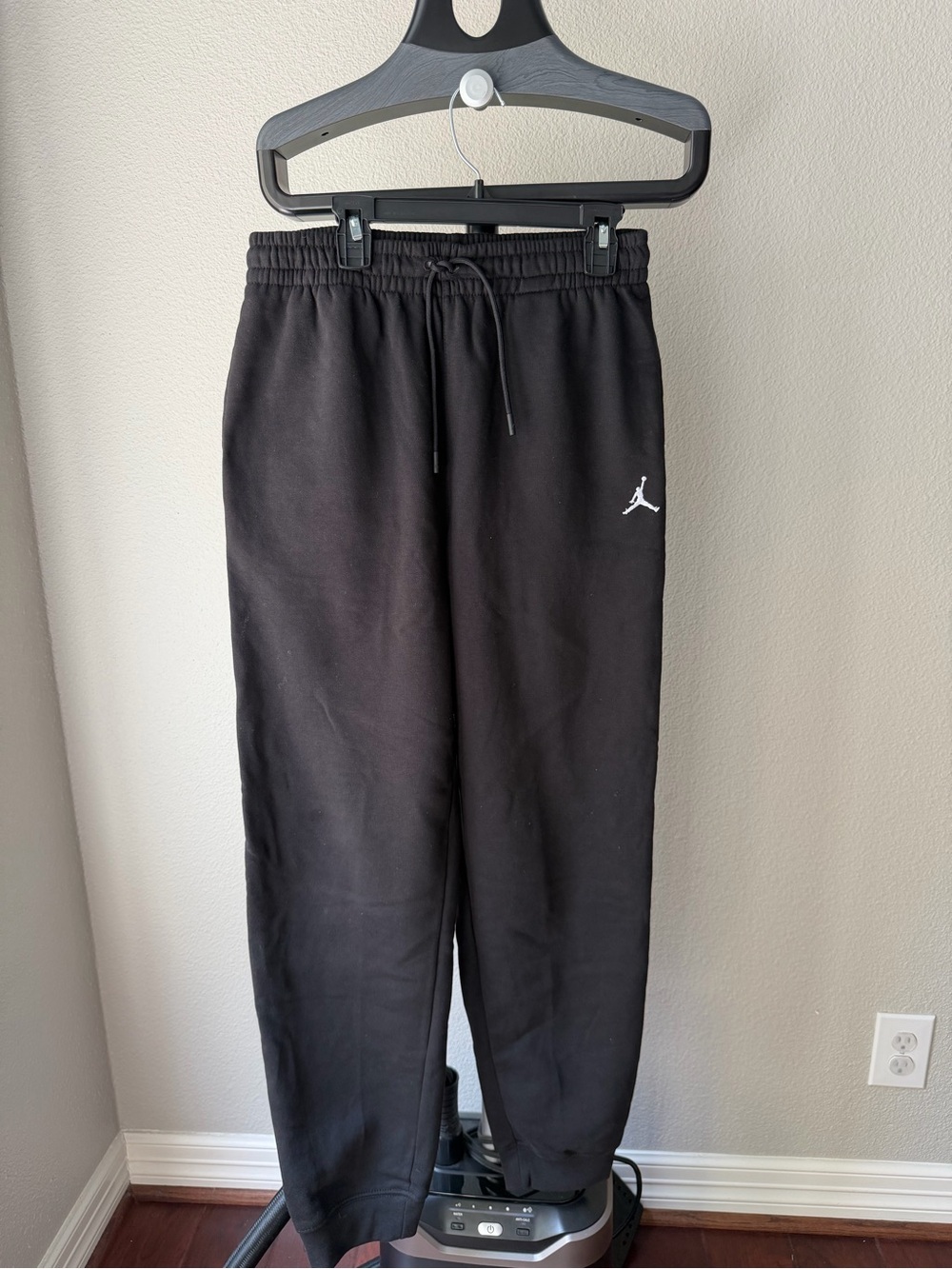 NWOT Jordan Black Big Kids' Jogger Sweatpants Brooklyn Fleece Size XL
